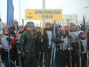 Шумерлинский район на «Лыжне России - 2006»